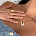 Adore Me Earring, Ring & Necklace 3 Piece Bundle