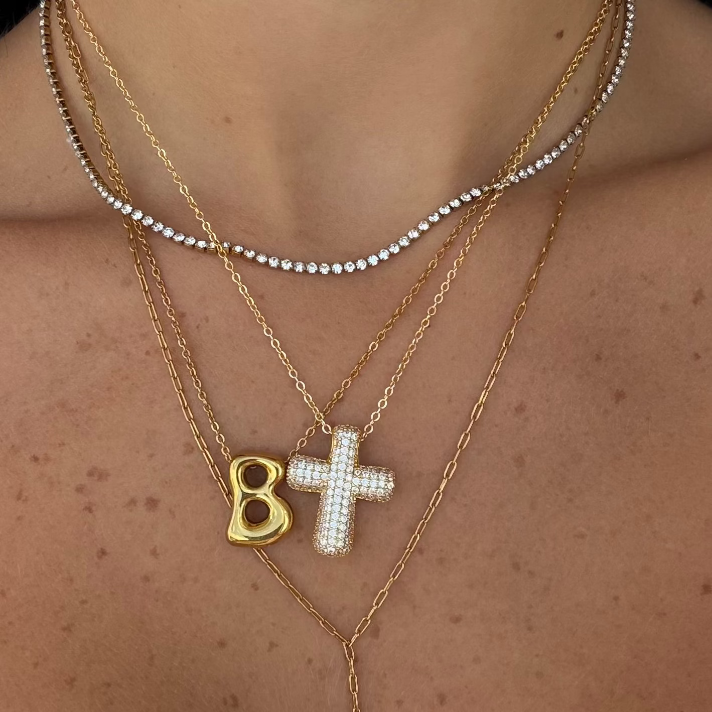 Forever Blessed Cross Necklace
