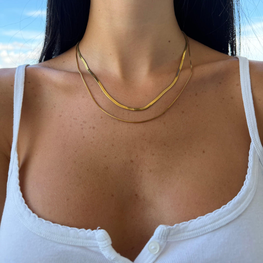 Golden Girl 2 Piece Necklace