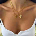 Forever Blessed Cross Necklace - EVRYJEWELS