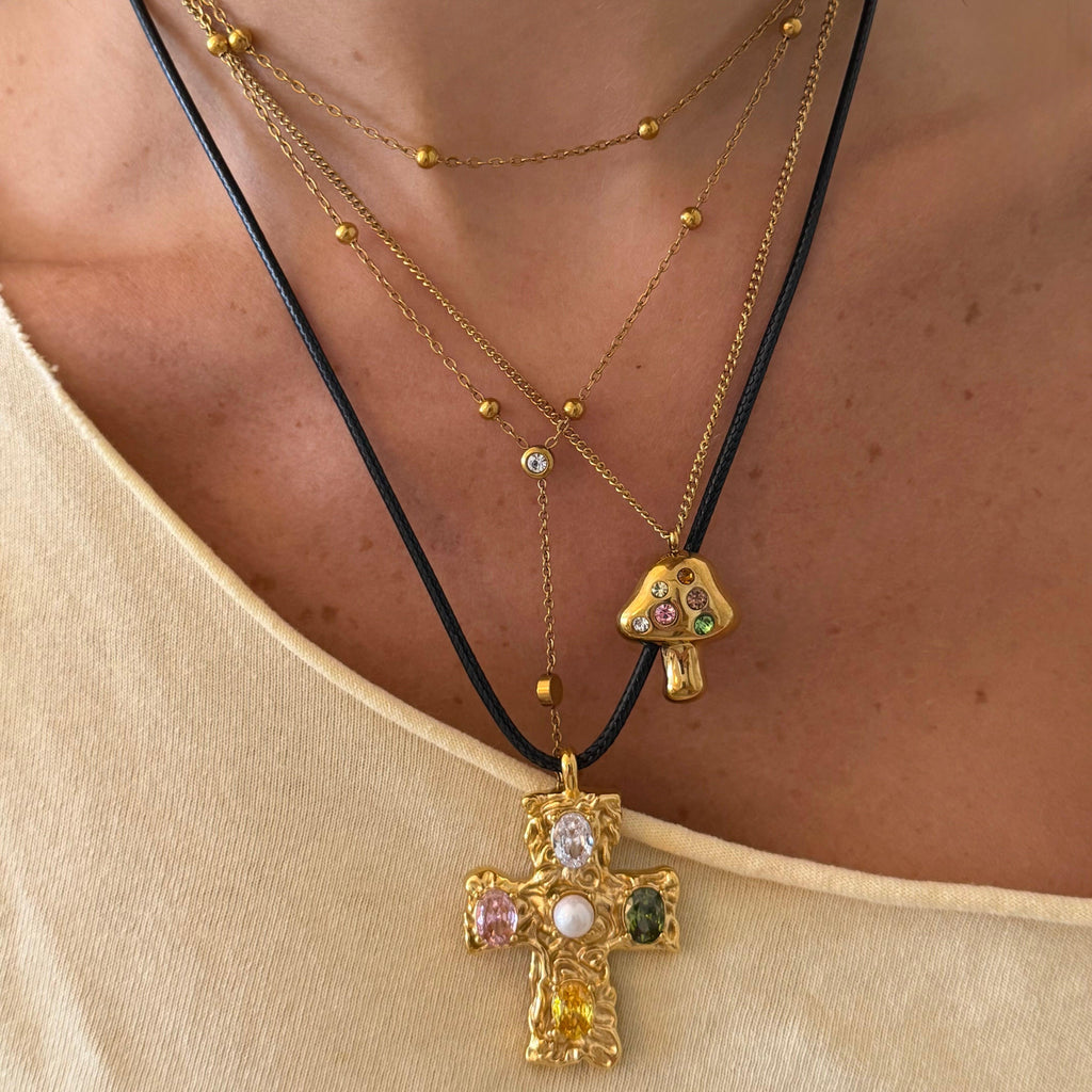 Fairy Mushroom Necklace