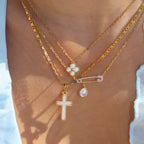 Aura Cross Necklace