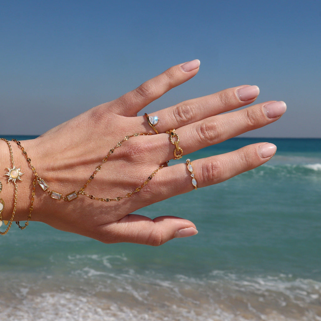 Golden Babe Hand Chain