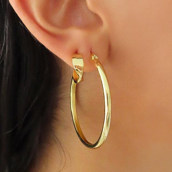 Thin Evryday Hoop Earrings