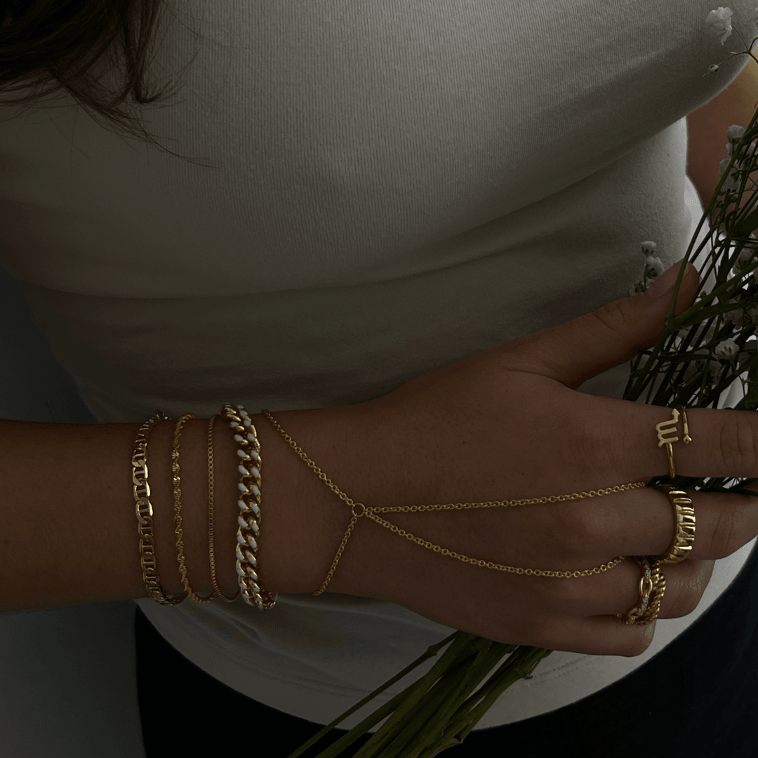 Viral Hand Chains: Anti Tarnish Waterproof