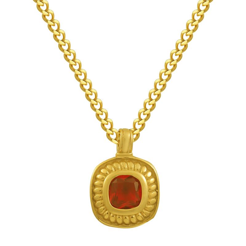 Saffron Necklace