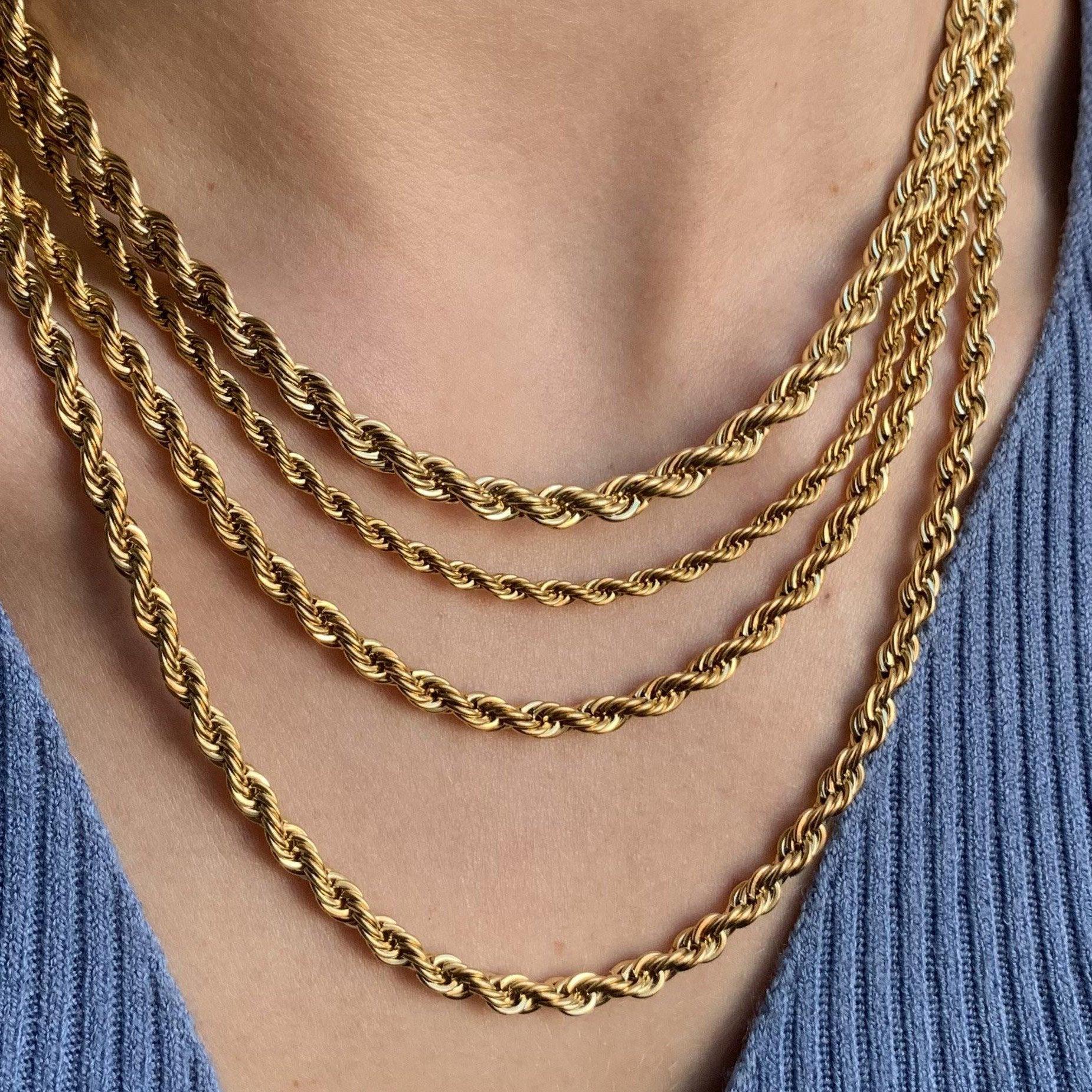 Plain Chain Necklaces - EVRYJEWELS