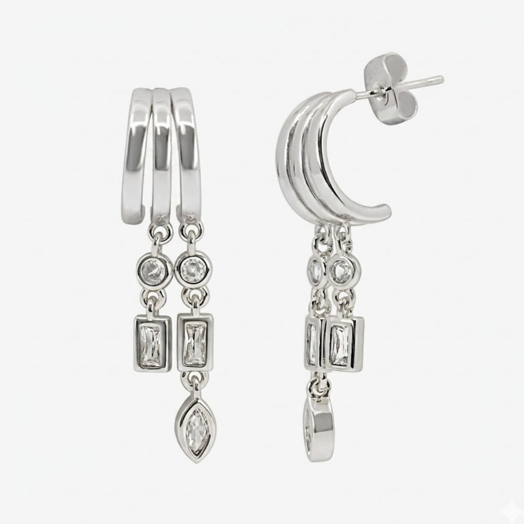 Icy Chain Earrings - EVRYJEWELS