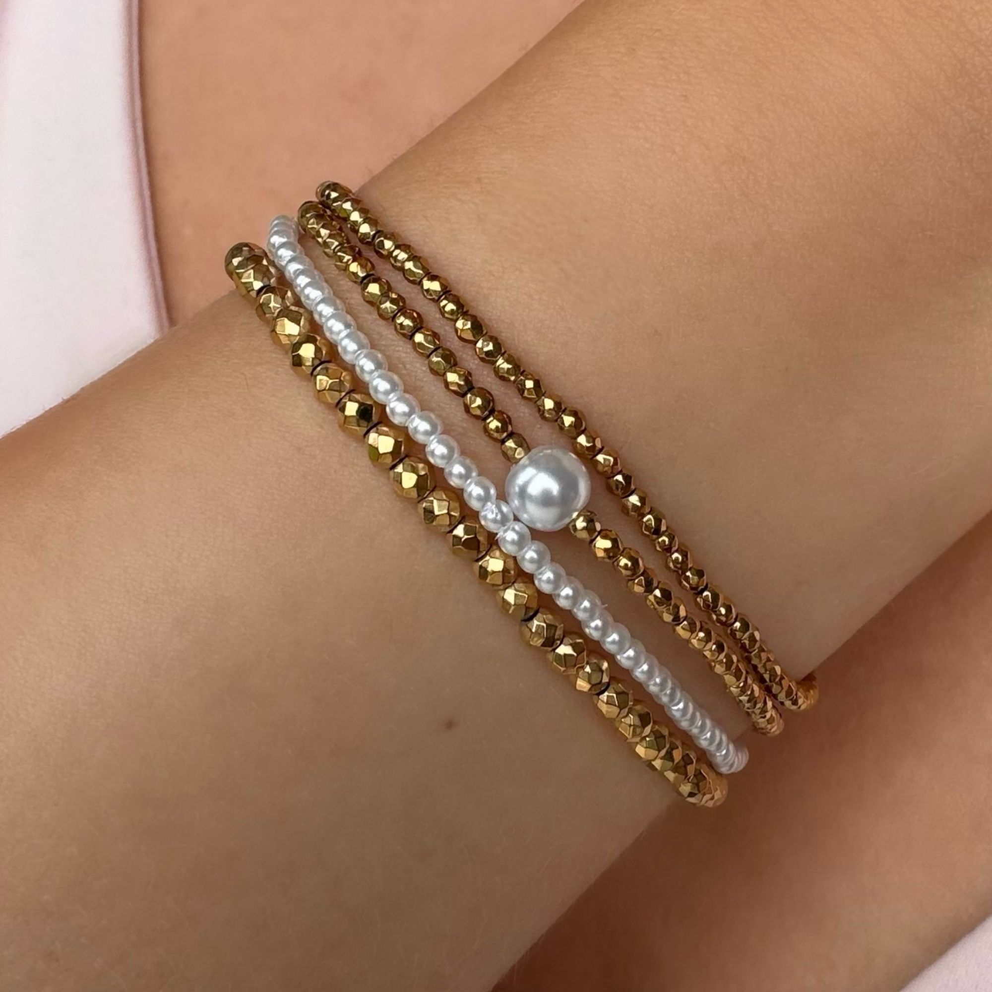 Mixed Muse Beaded Bracelet 4 Piece Set - EVRYJEWELS