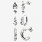 Kiss of Sparkle 3 Piece Earring Set