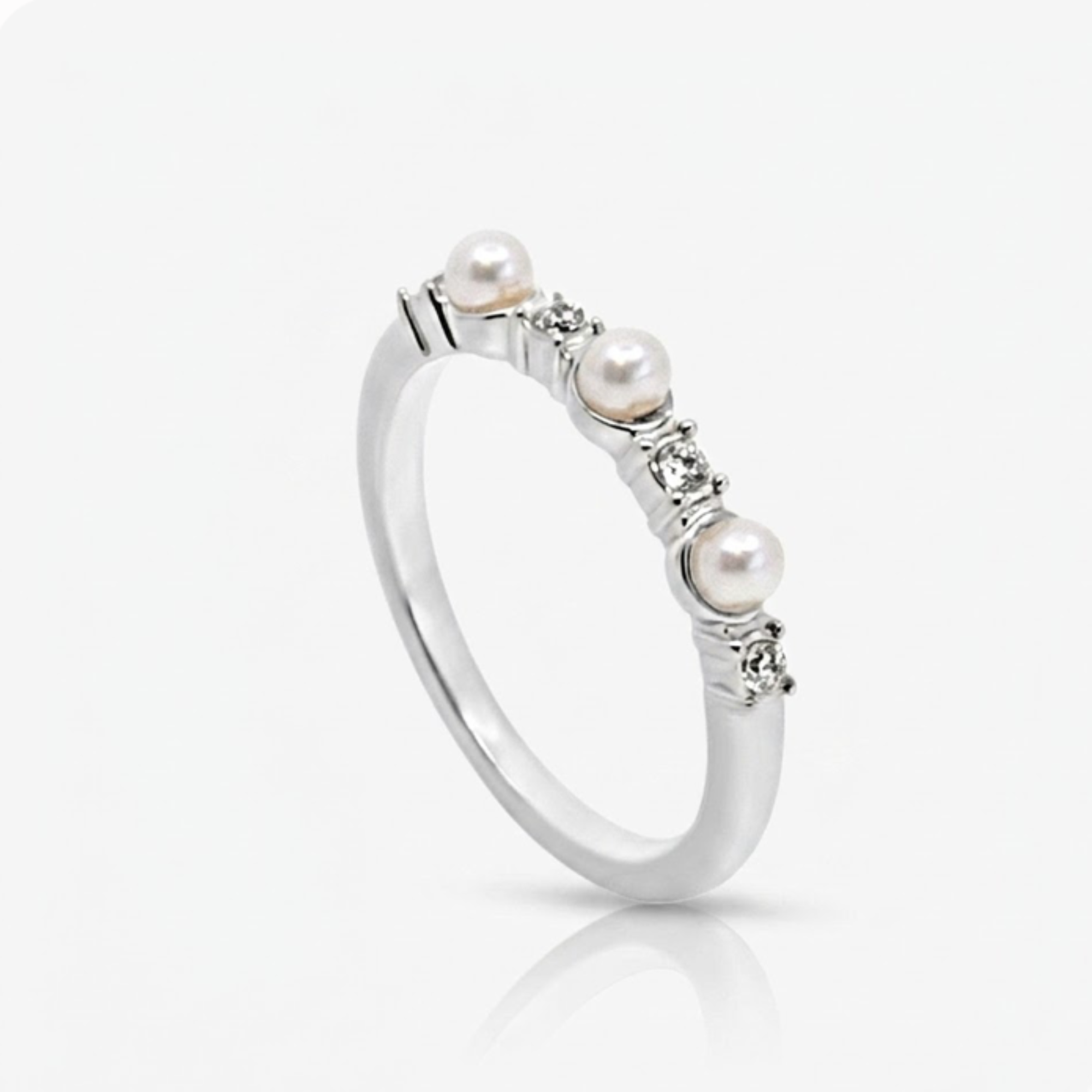 Pearly Bling Ring - EVRYJEWELS