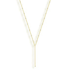Sweet Pearl Lariat Necklace
