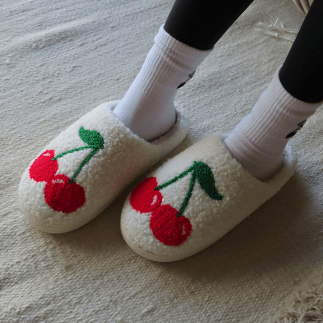 Sweet Cherry Slippers - EVRYJEWELS