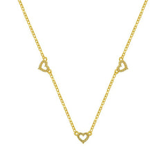Triple Love Necklace - EVRYJEWELS