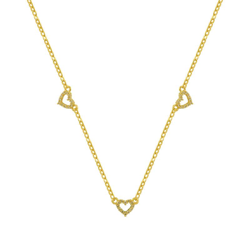 Triple Love Necklace - EVRYJEWELS