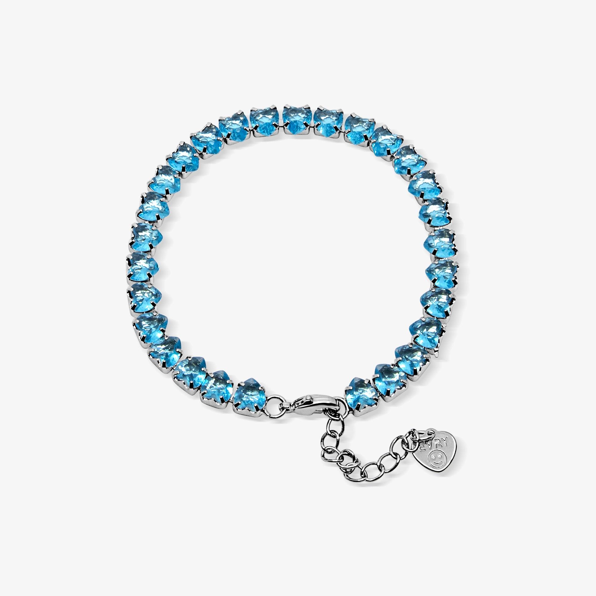 Fergie Heart Tennis Bracelet - EVRYJEWELS