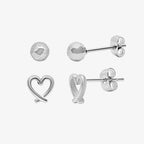 Sweetest Girl In Town 2-Pair Earrings Set - EVRYJEWELS