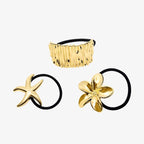 Beach Girl 3-Pack Hair Elastic Set