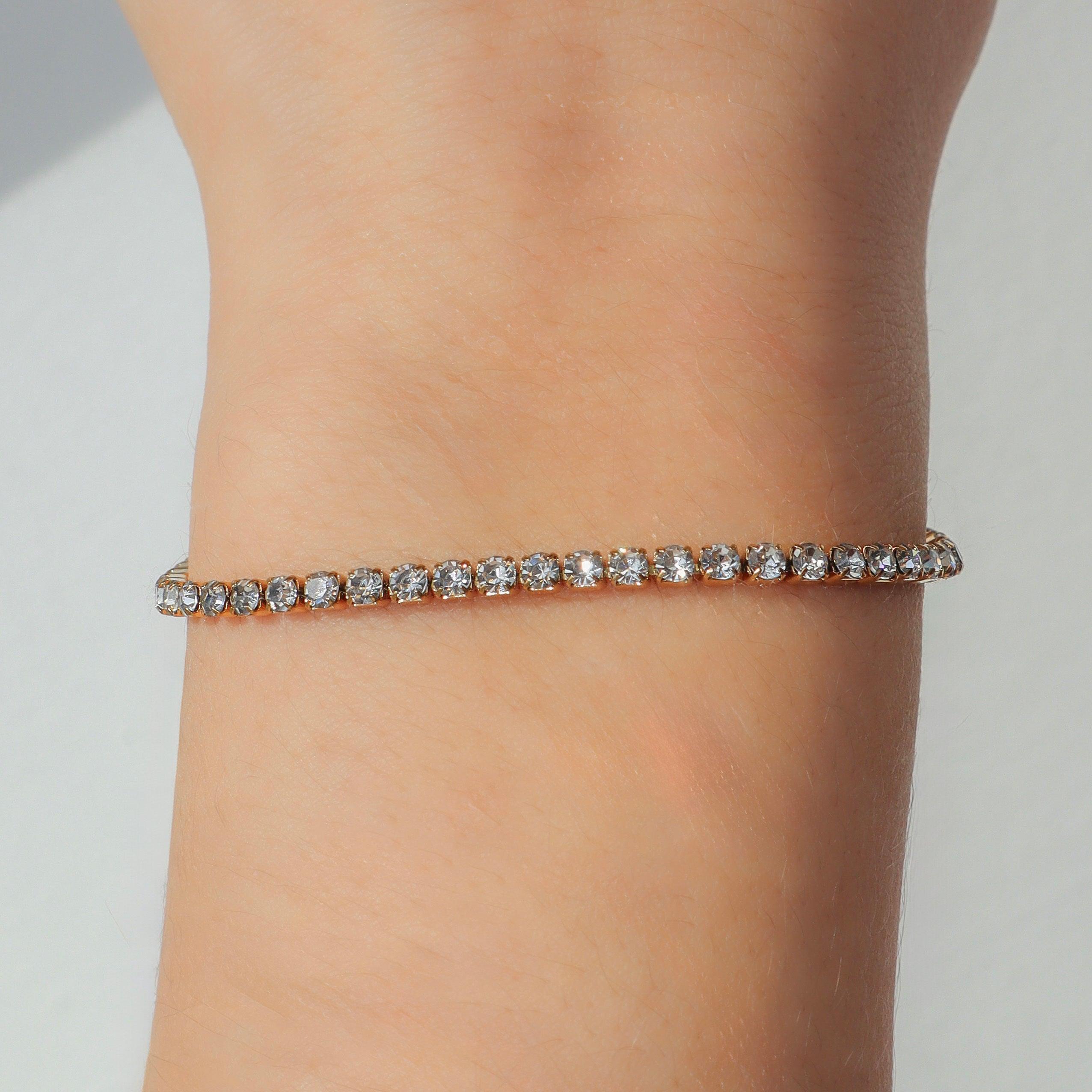 Champagne Princess Tennis Bracelet - EVRYJEWELS
