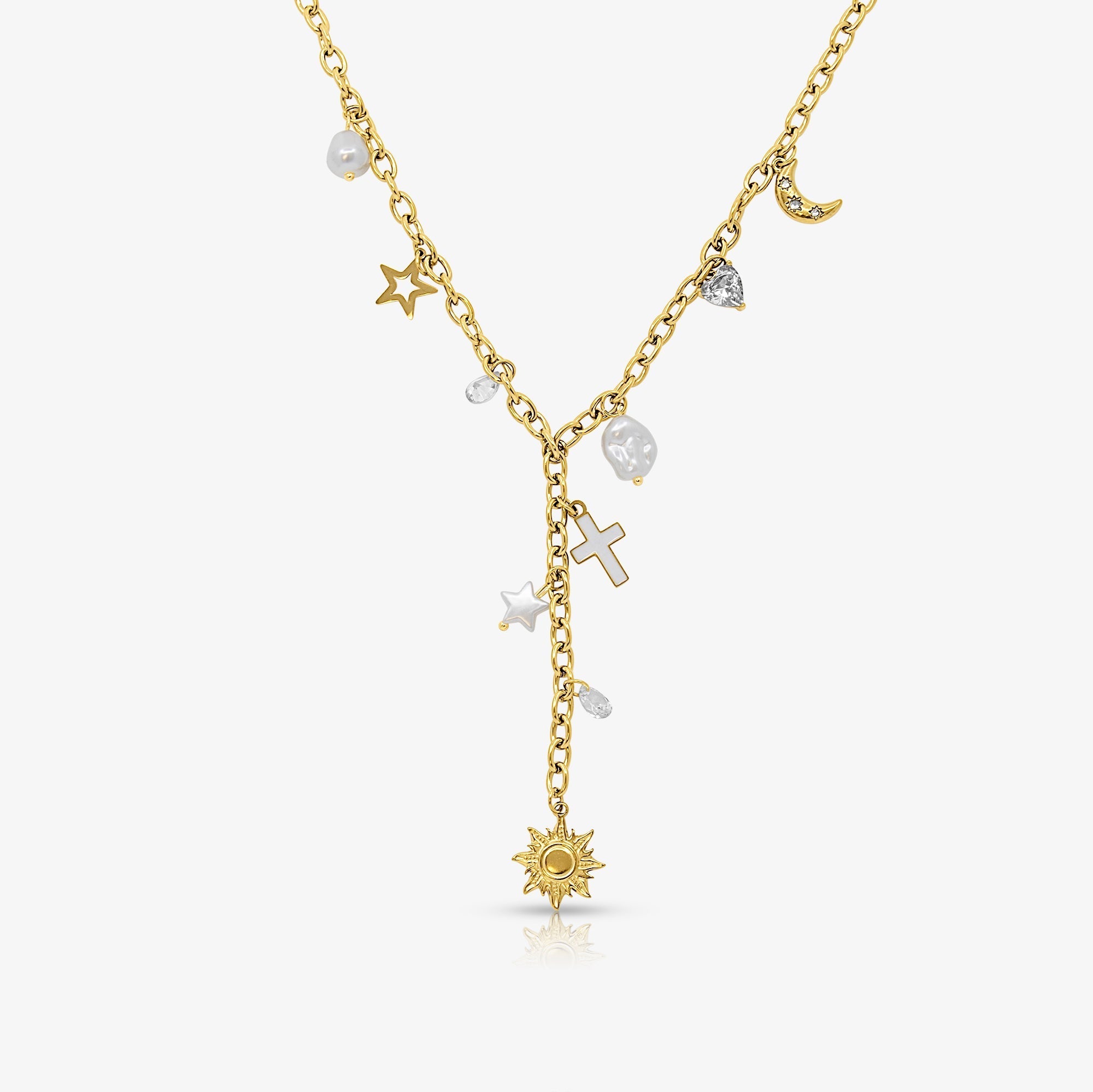 Wish Upon a Charm Lariat Necklace