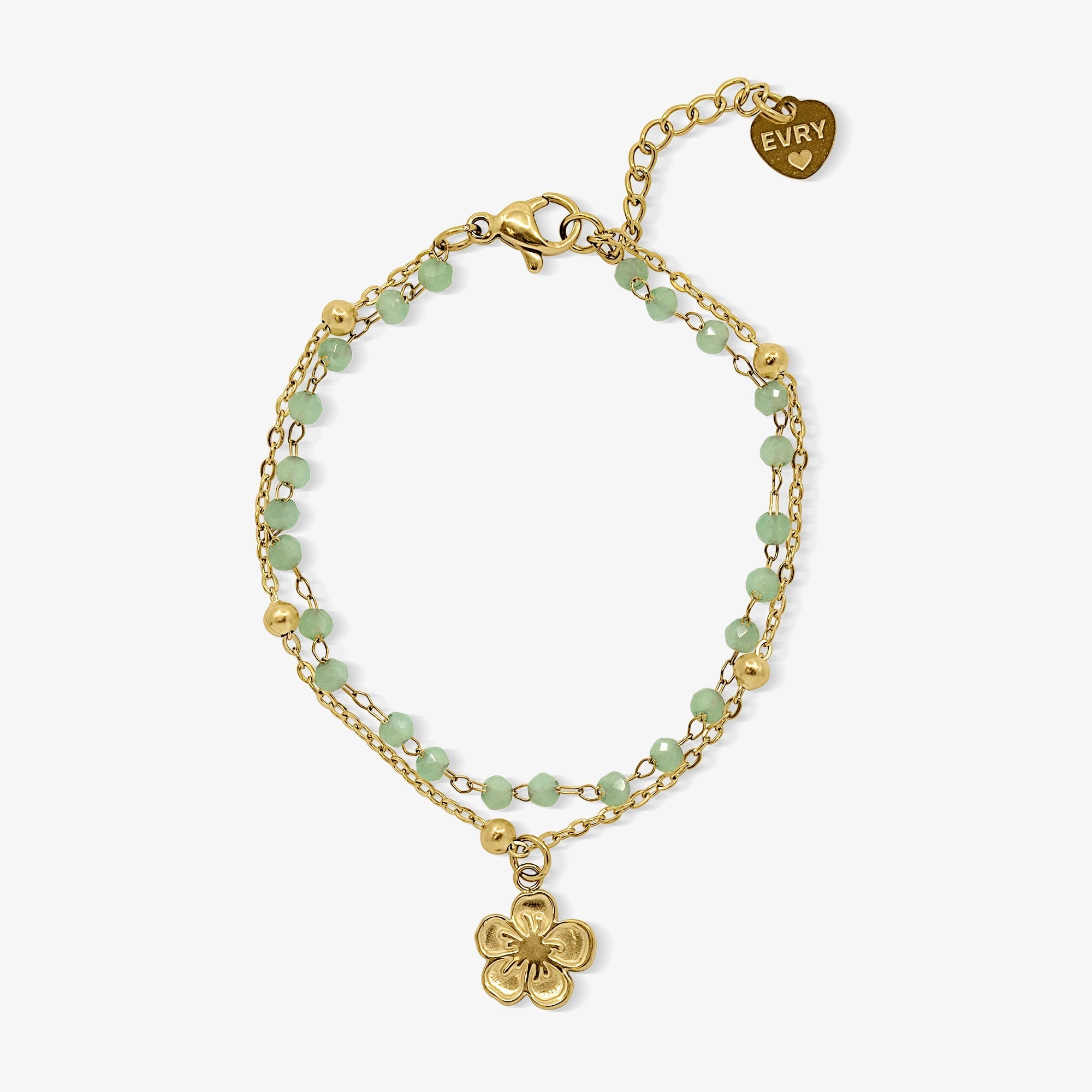 Double Layer Coastal Charm Bracelet