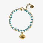 Double Layer Coastal Charm Bracelet