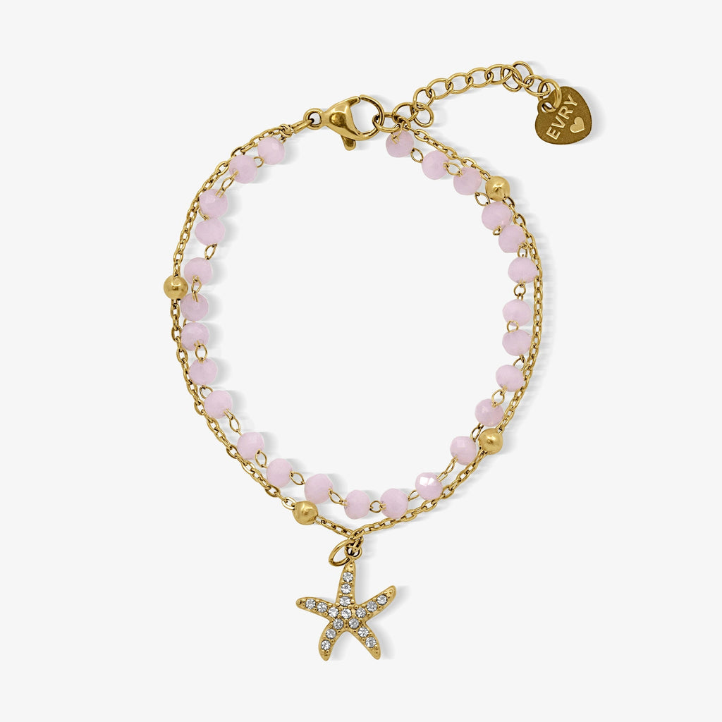Double Layer Coastal Charm Bracelet