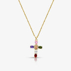 Heavenly Glow Cross Necklace