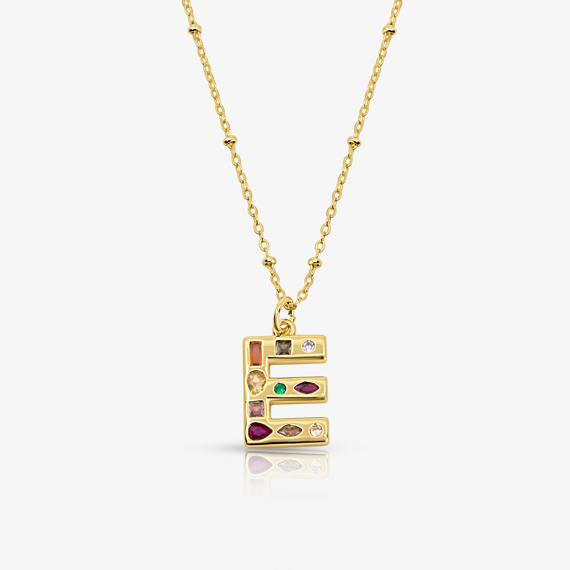 Bright Babe Initial Necklace - EVRYJEWELS