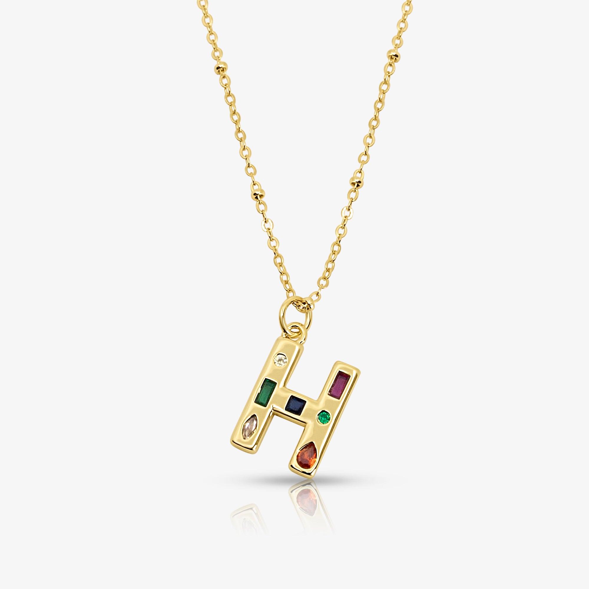 Bright Babe Initial Necklace - EVRYJEWELS