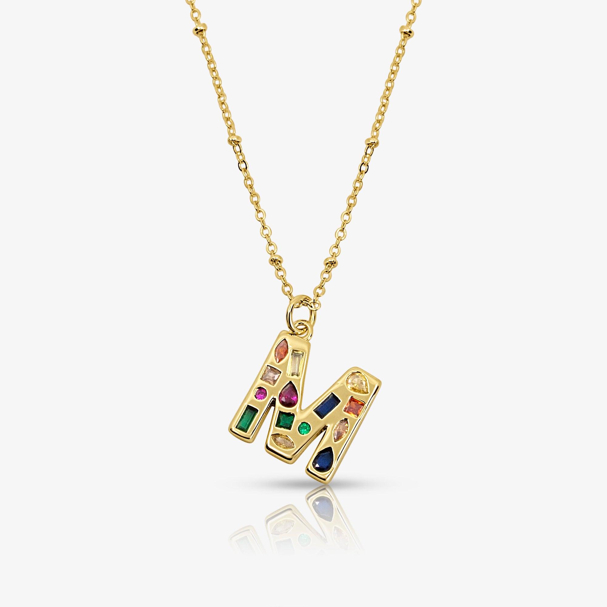Bright Babe Initial Necklace - EVRYJEWELS