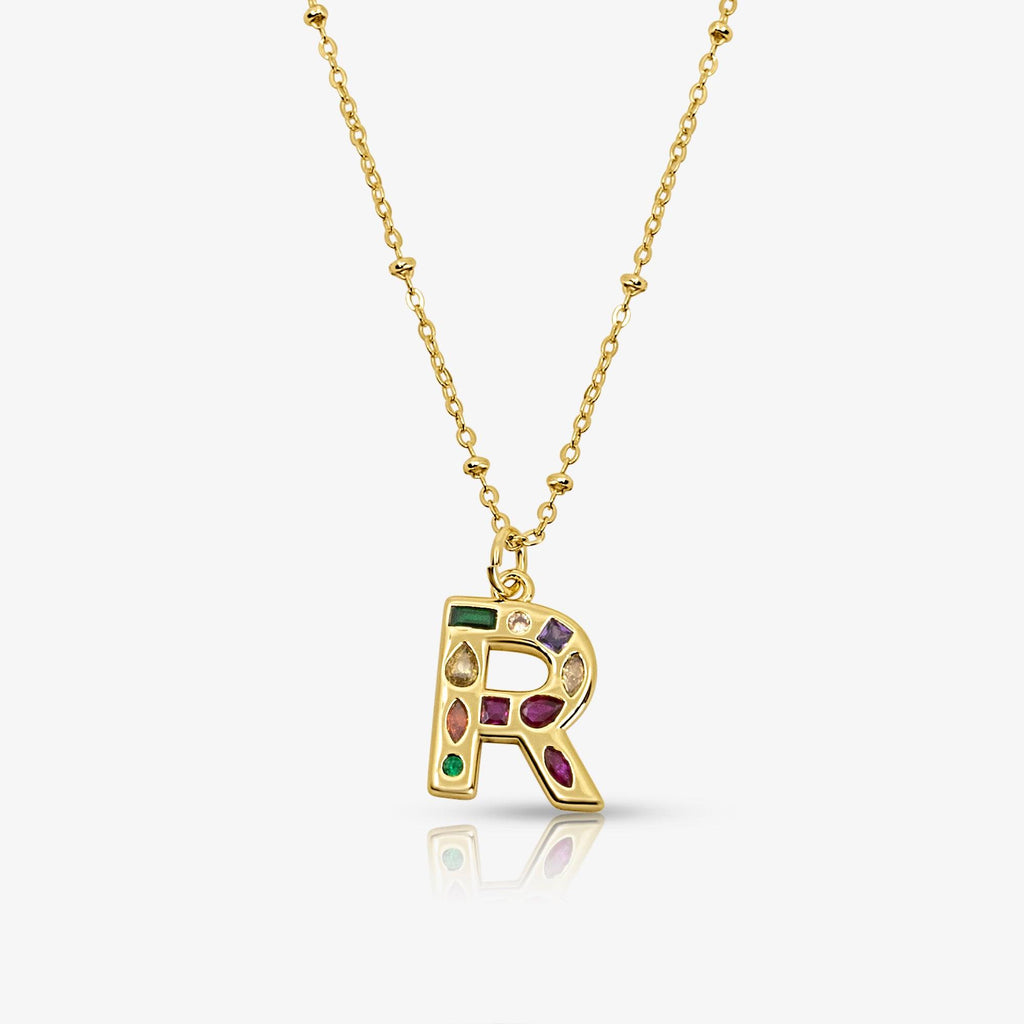 Bright Babe Initial Necklace - EVRYJEWELS