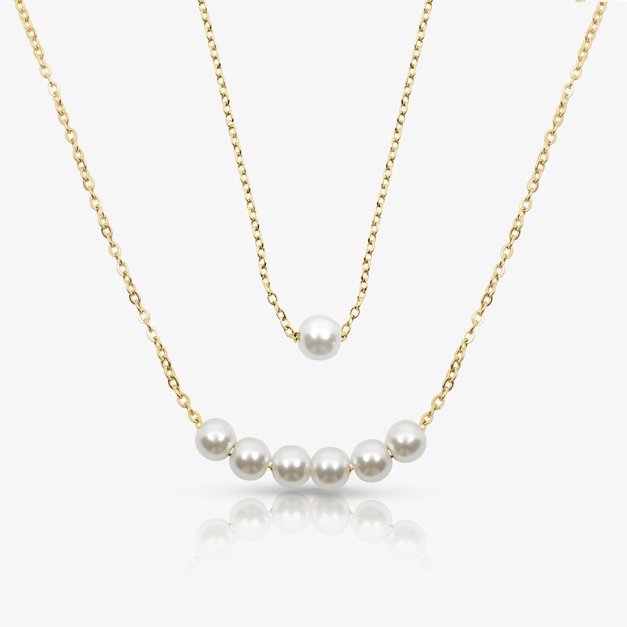 Opalina Pearl 2-Piece Necklace Set