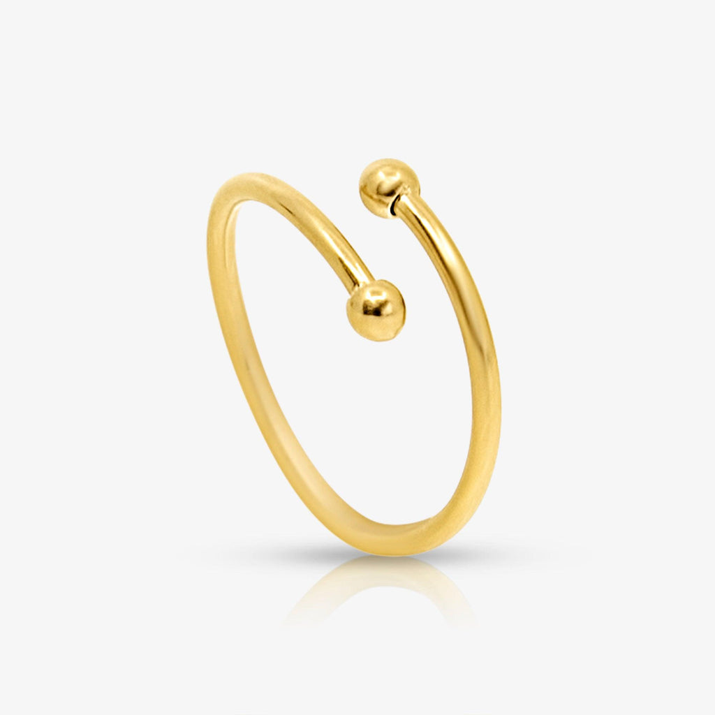 Cross Dot Ring