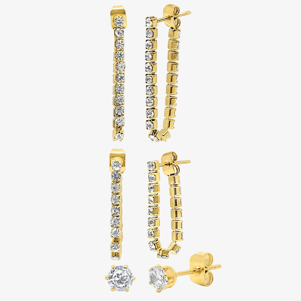 Drop the Link 3 Piece Earring Set