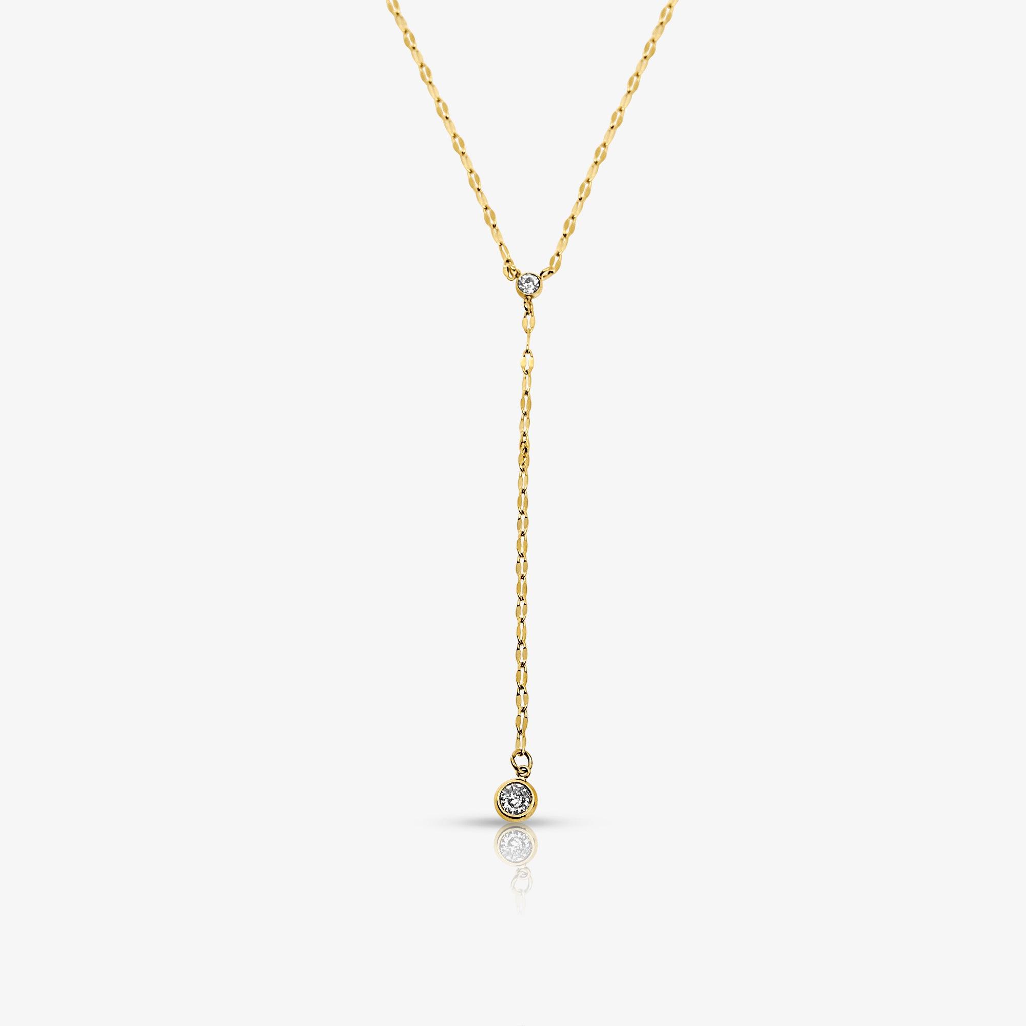 Falling Star Lariat Necklace