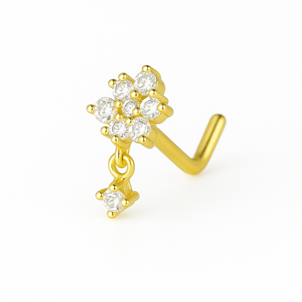 Glow Bloom Nose Ring