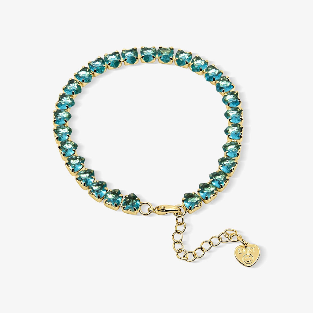 Fergie Heart Tennis Bracelet