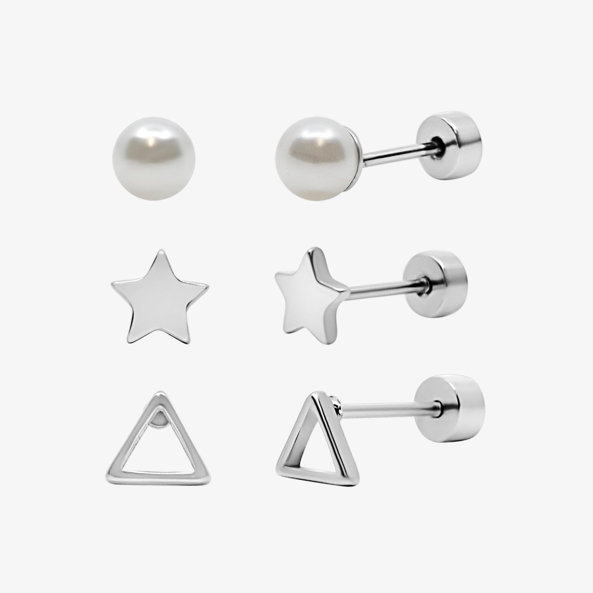 Flat Back Earrings Set Collection - EVRYJEWELS