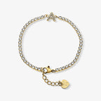 Icy Initial Tennis Bracelet