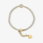 Icy Initial Tennis Bracelet