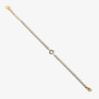 Icy Initial Tennis Bracelet
