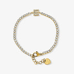 Icy Initial Tennis Bracelet