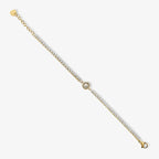 Icy Initial Tennis Bracelet