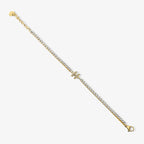 Icy Initial Tennis Bracelet