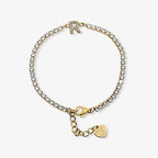 Icy Initial Tennis Bracelet