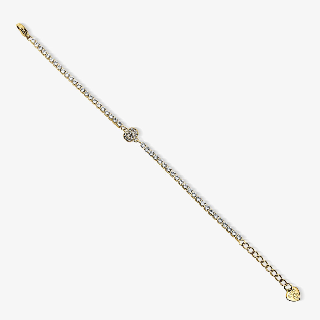 Icy Initial Tennis Bracelet