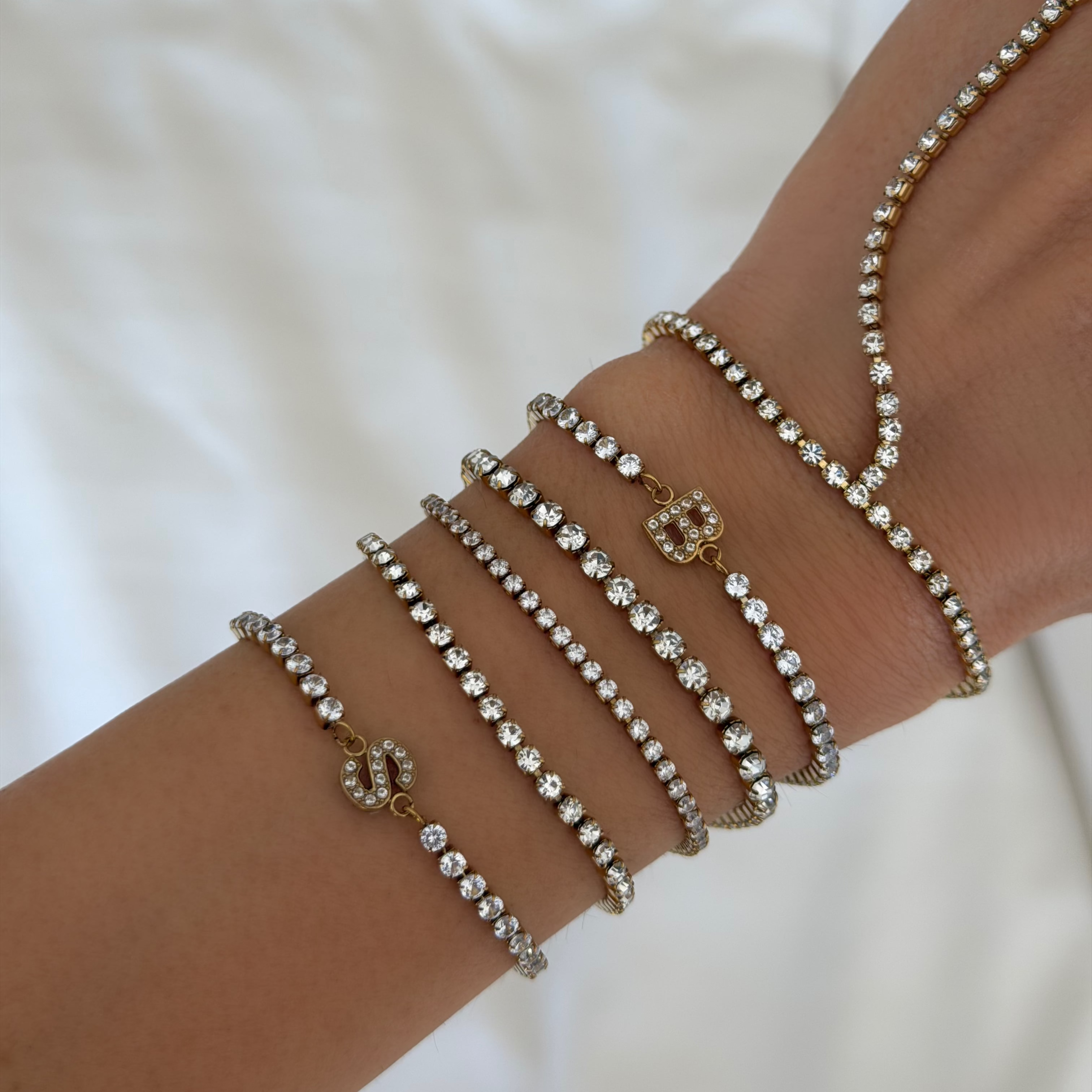 High-Shine Tennis Bracelet