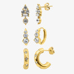 Kiss of Sparkle 3 Piece Earring Set