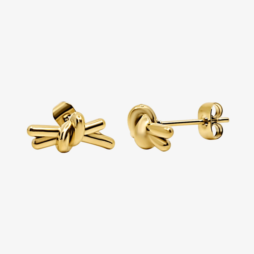 Knotty Babe Stud Earrings